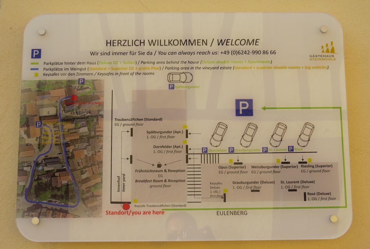 Gaestehaus Steinmuehle Osthofen Eksteriør billede